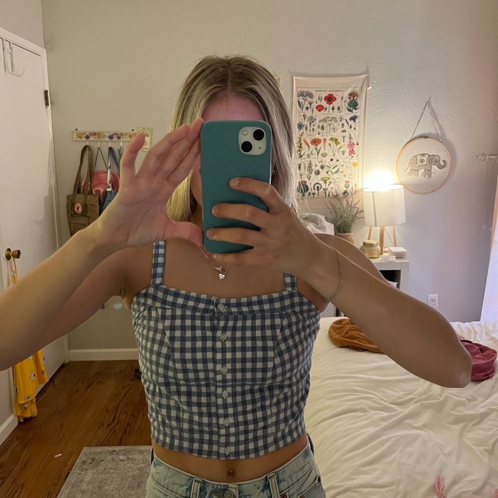 Brandy Melville gingham top.